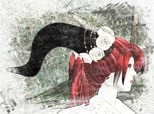 Rachel's new horns are very beautiful.