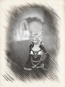 Maybe she's born that way. Probably it's Maybelline.