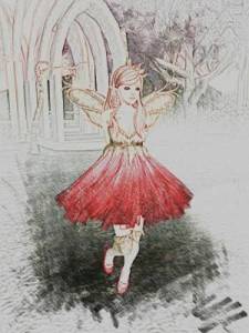 "Mother made me ... here ... this morning." I wasn't sure if that meant she'd only come here this morning, or she'd been born somehow this morning, and I wasn't sure she'd understand the distinction, so I just nodded.