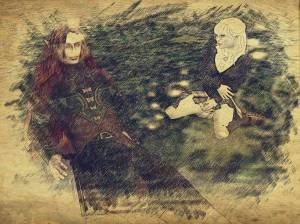 I didn't know what to do to help the Prince, so I just sat with him for a little while, talking.