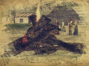 Once he was done chastising us, we put Paasheeluu's oddly well preserved body on the fire.