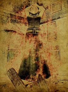 The flames climbed higher.