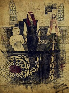 The official residence was a huge castle.