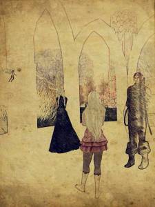 Lady Siansa came in while we were talking.