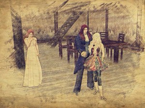 Nathaniel, one of my only constants in this life, was there to catch me when I fell. And he saved my pint, too.