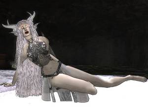 Queen Faermorn did not look well at all.