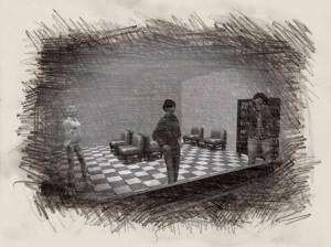 The hospital lobby wasn't crowded when I arrived.