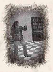 Officer Big and Angry looked like he was about to hit something.