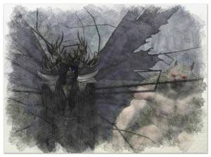 The Unseelie King's tentacles appeared.