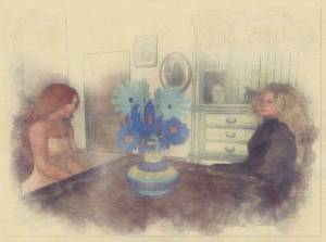 Well, technically, I dragged her to see me.