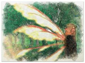 He appeared as if from nowhere.