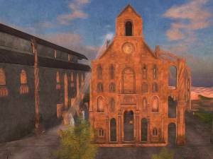 I found myself in what seemed like mediaeval monastery.