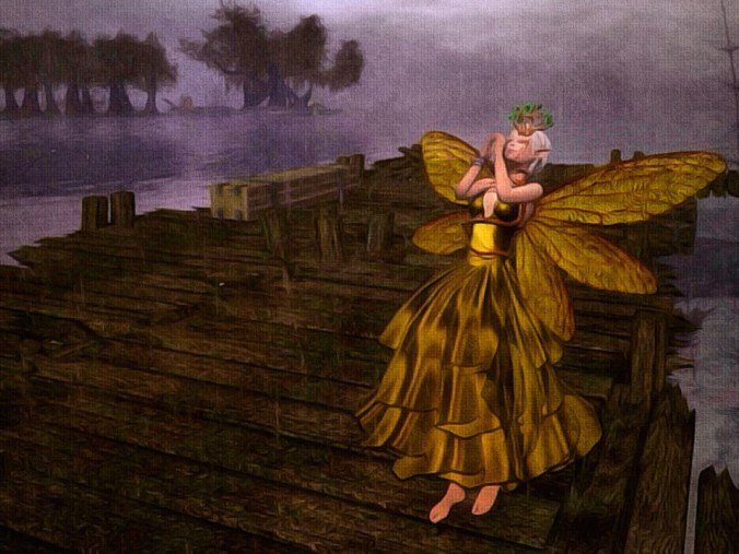 I spun through gold...