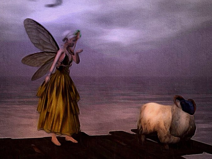 Though the storm screamed 