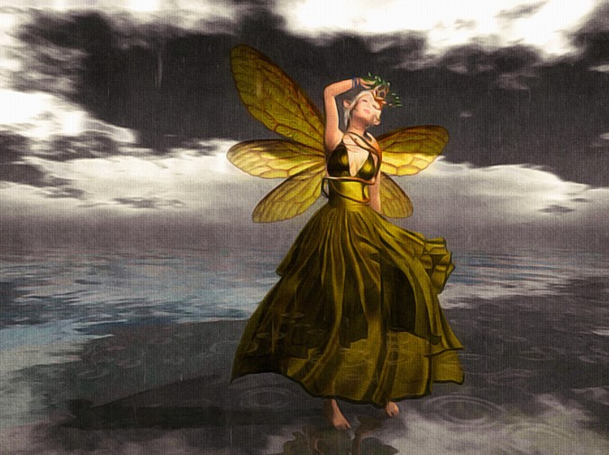 It began with rain, for the unpoetic reason