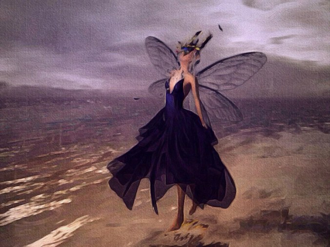 Rain to ice fell like splinters...