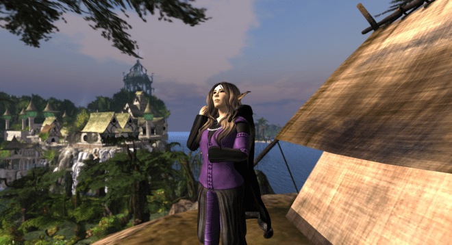 I don't know why you'd want to live in a tent with this view. 