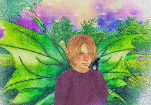 Both voices, so familiar, one grown and one growing.