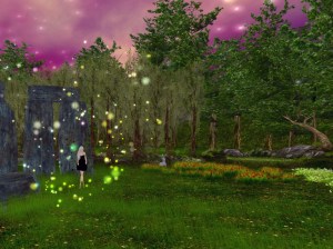 More Will O' The Wisps followed us as we made our way around the edge of the forest.