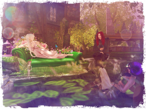 Then Nathaniel emerged from the castle, and there was another kind of conversational tennis.