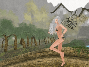 I didn't stay in the village long. 