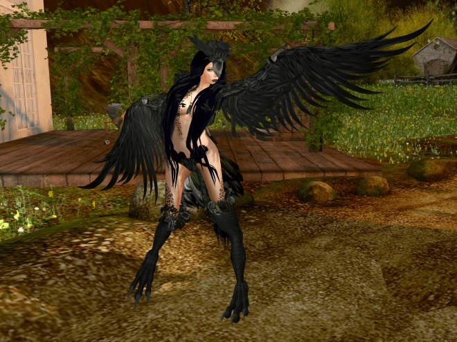 Just as I turned to go, she changed again.