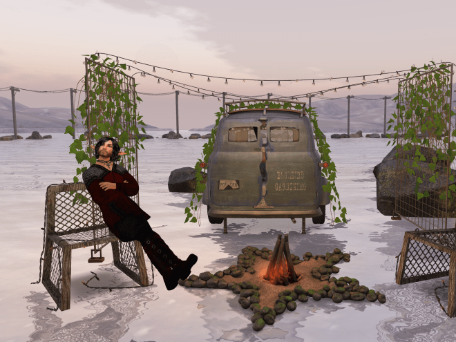 When I got back to where we'd parked the vardo, the boys had a surprise for me.