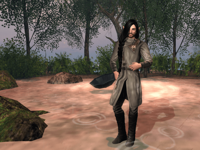 We arrived to a morning rainstorm.