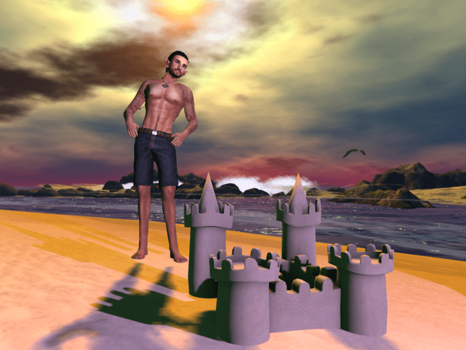 How eight boys who can't agree on the time of day managed to make a sand castle together is beyond me.