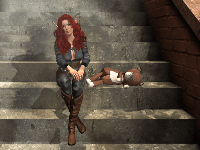 Town, wouldn't you know it, was deserted.