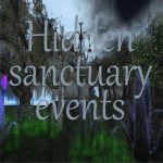 Hidden sanctuary events sign