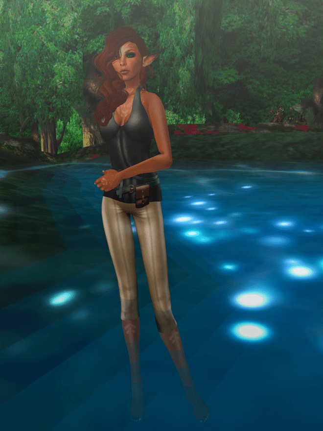 Here is a picture of the very skinny girl.