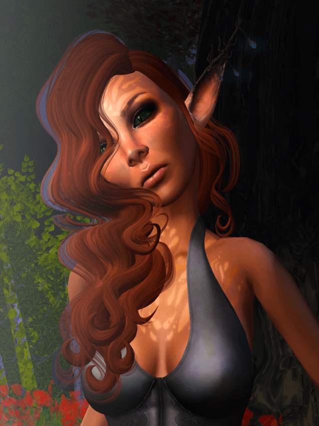 She seemed suspicious at first of my gift.