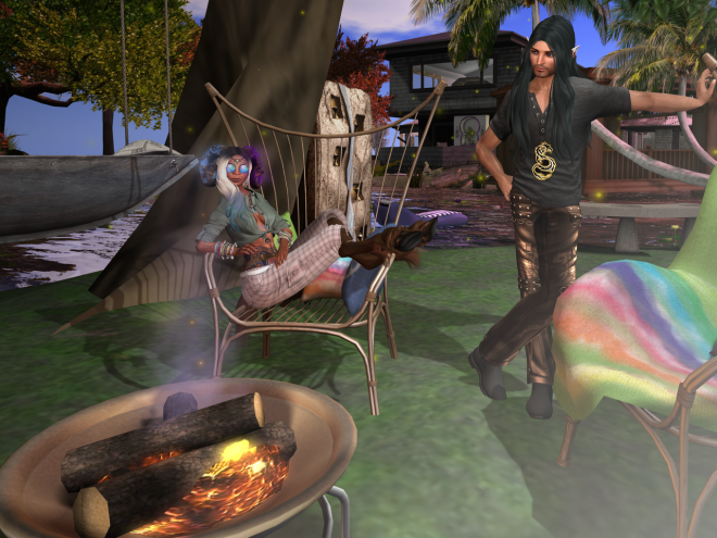 We landed outside the familiar surfer's shack with its rolling sea and little river.