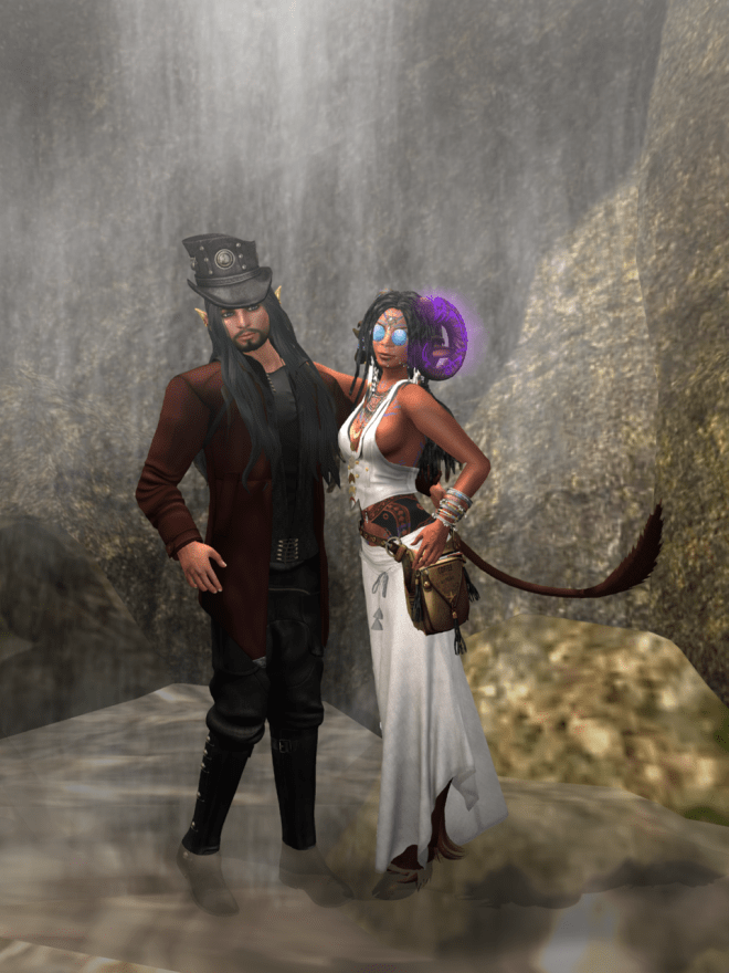 At first, we landed in a waterfall. It might have been romantic if it hadn't been so ... wet.