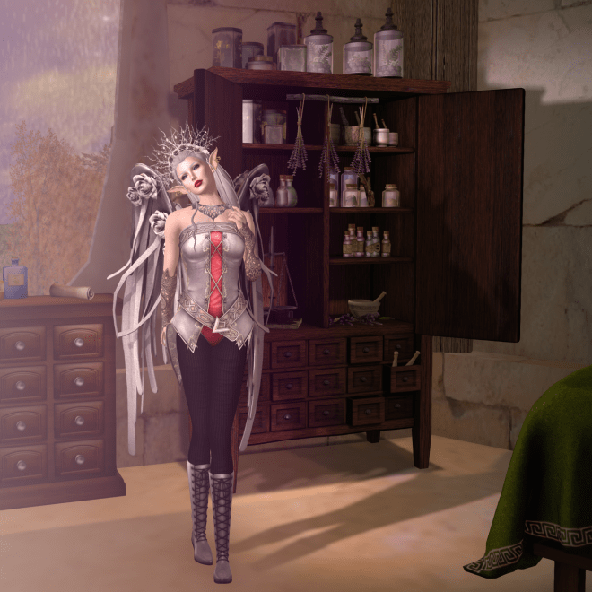 Gwyneth in the infirmary